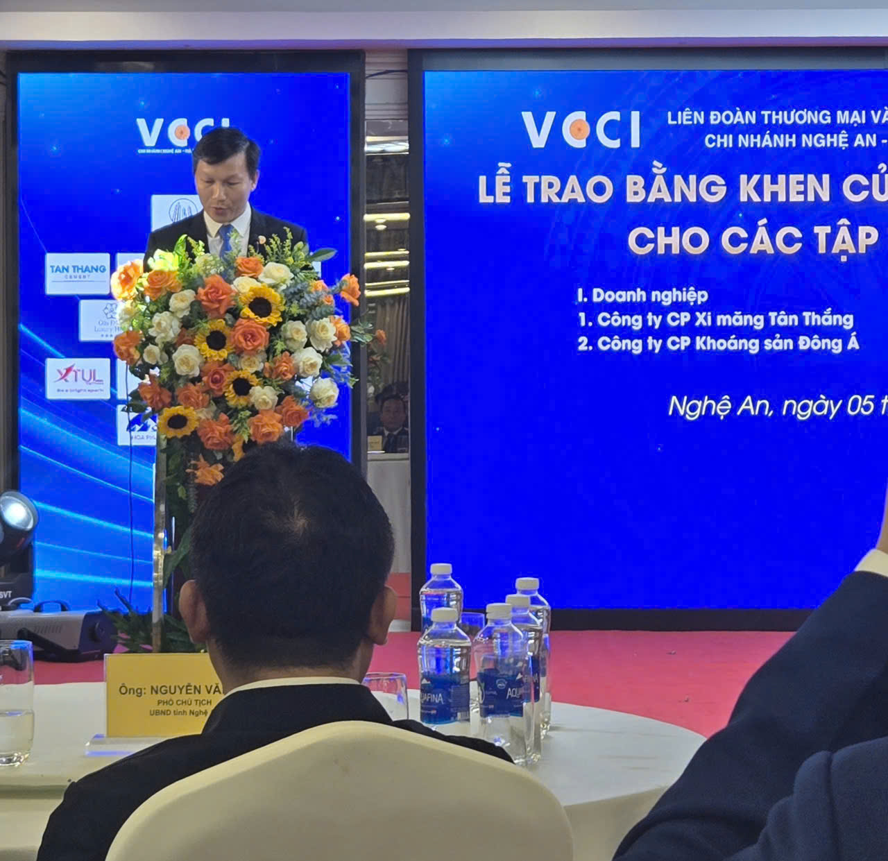 Phó chủ tịch vcci Việt nam phát biểu tại buổi lễ