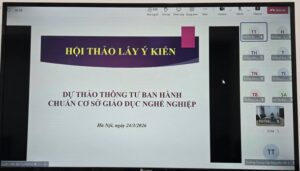 HỘI THẢO GÓP Ý CHÍNH SÁCH GIÁO DỤC NGHỀ NGHIỆP